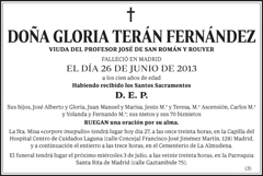 Gloria Terán Fernández